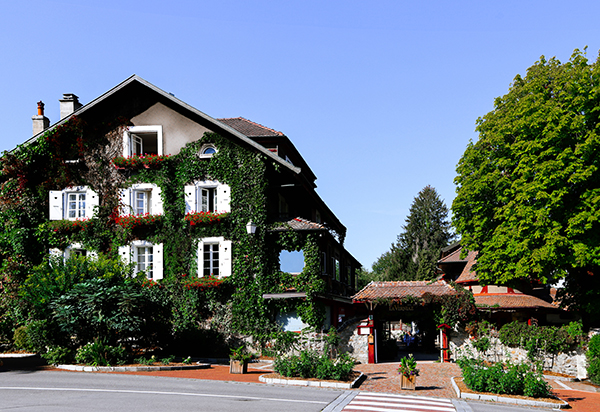 Façade de l'Hôtel La Verniaz